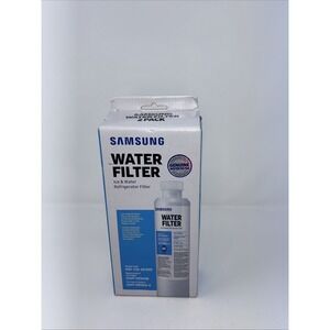 SAMSUNG Water Filters for Ice & Water Refrigerator GENUINE 2 Pack NEW SEALED